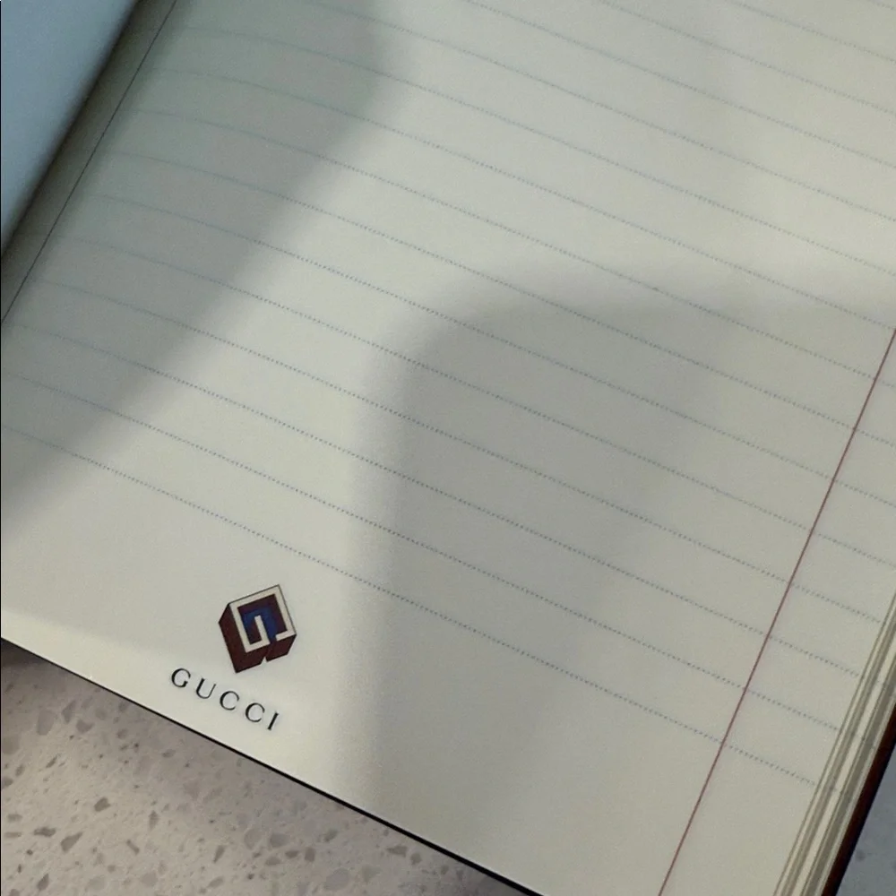 Gucci Red and Blue Graphic lifestyle Notebook authentic Gift Set - Picture 4 of 10